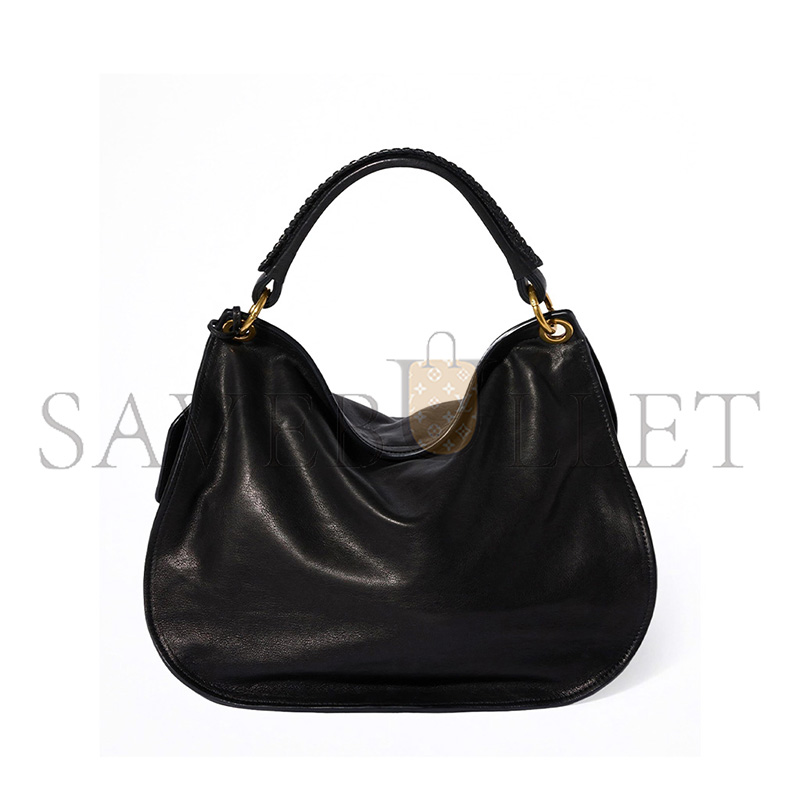 MIU MIU RENDEZ-VOUS LEATHER BAG 5BC219 (39.5*33*15cm)